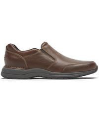  brown color Rockport Men’s Thru The Week Gore Slip-On shoe